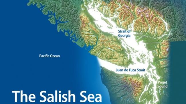 map of the salish sea