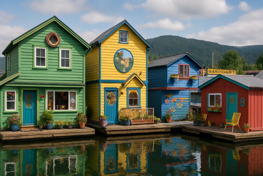 cowichan bay homes on water
