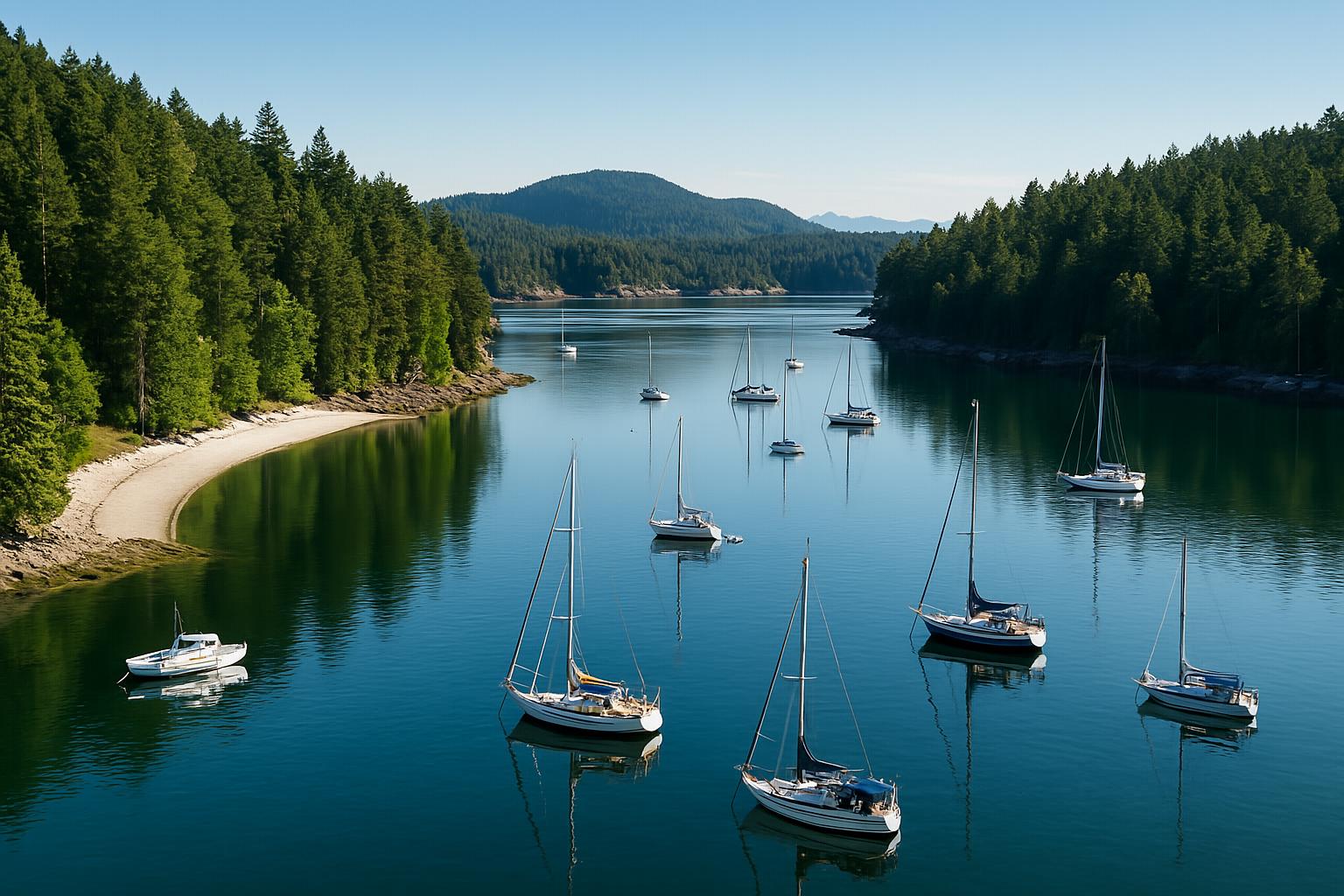 image of galiano harbour