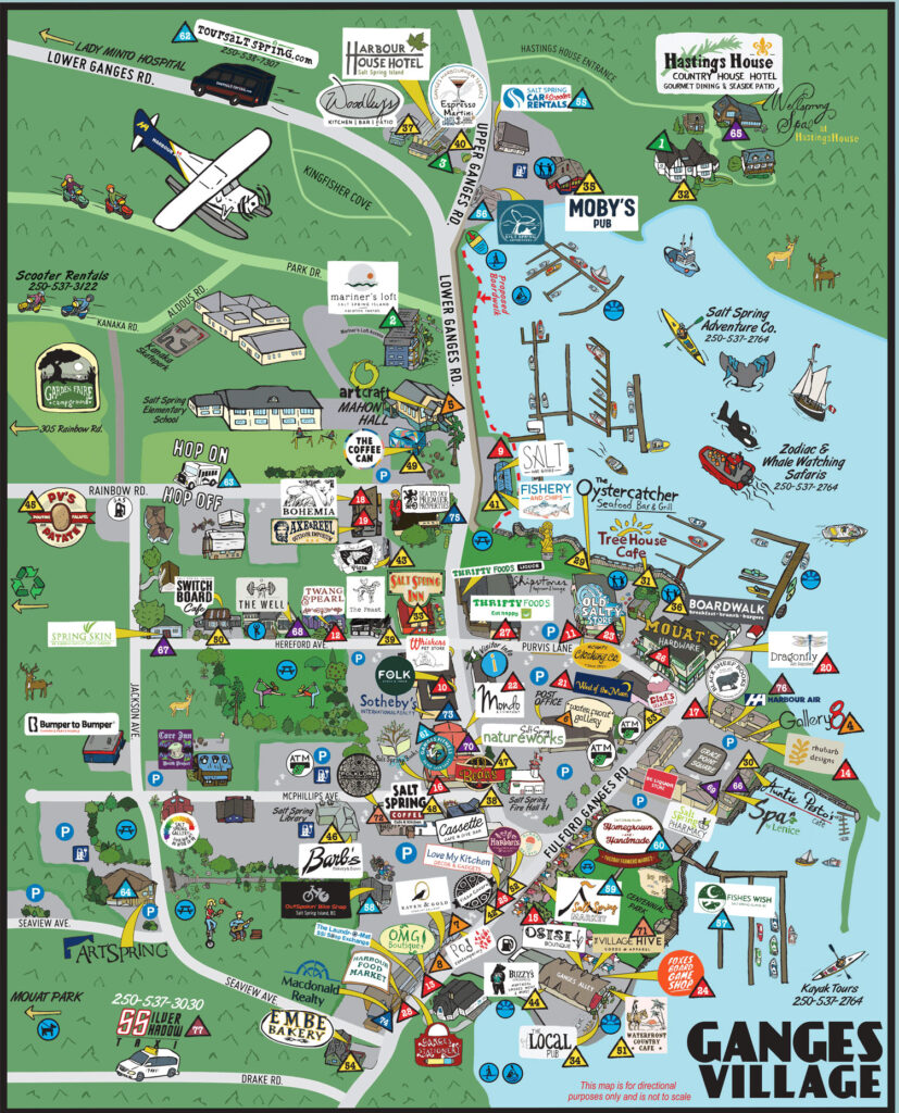 map of ganges village