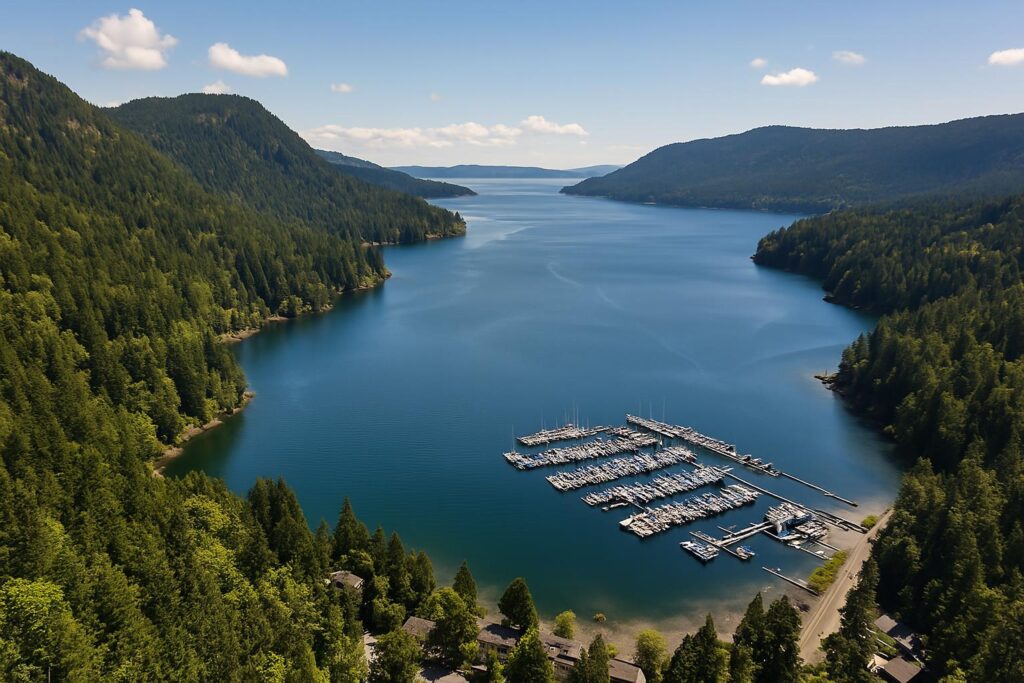 maple bay view point of water