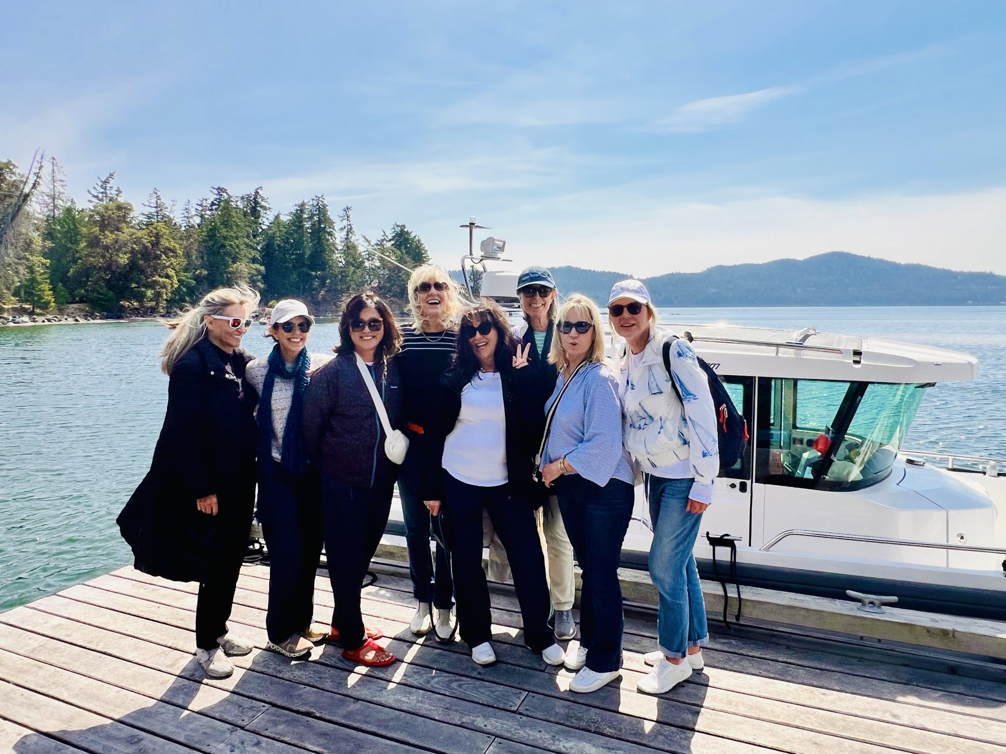 Saturna Island winery boat tour
