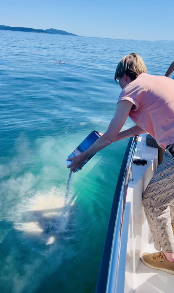 scattering ashes Sidney BC